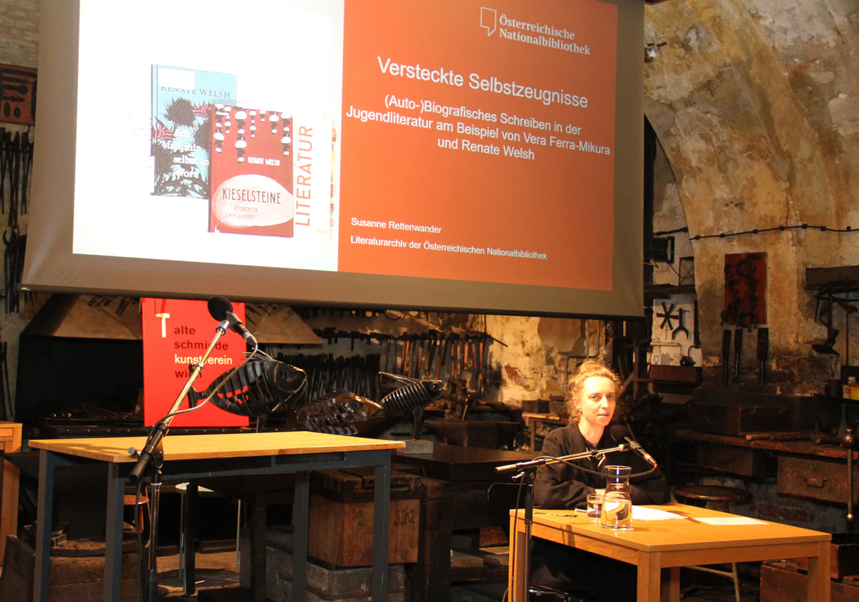 Susanne Rettenwander, Obfrau des Netzwerks Archiv und Gender (NAG), sprach über 