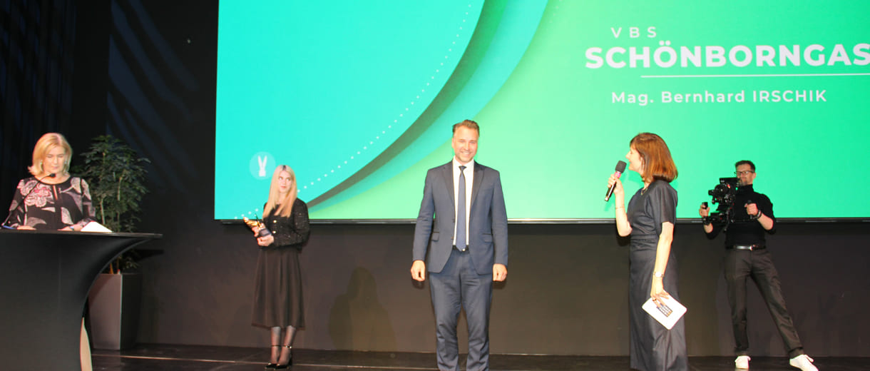 Bester Lehrer des Jahres: Bernhard Irschik aus der VBS Schönborngasse