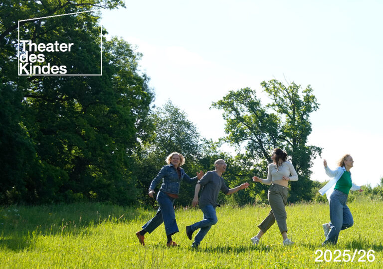 Titelseite des Saison-Programmheftes des Linzer Theater des Kindes für 2025/26