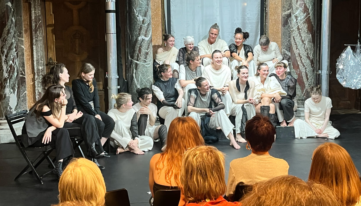 Publikumsgespräch nach einer Aufführung von Theaterclub 3 
