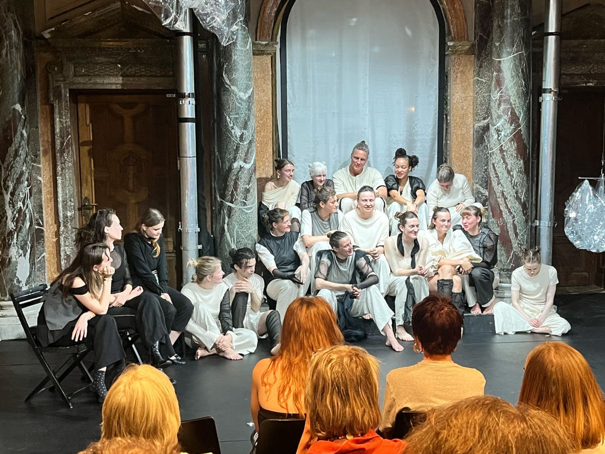 Publikumsgespräch nach einer Aufführung von Theaterclub 3 
