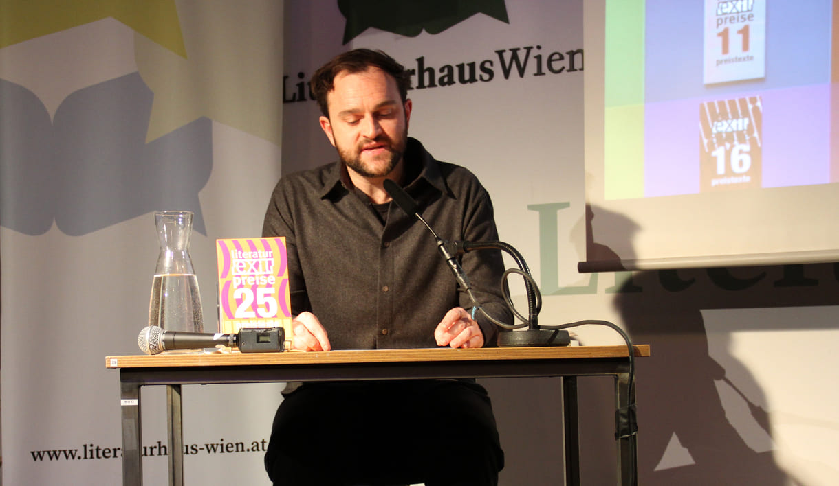 Autor Thomas Perle, Juror und Vortragender von Auszügen aus den Preistexten