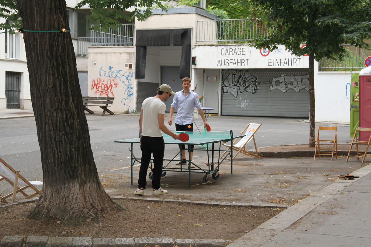 Tischtennis war sehr beliebt