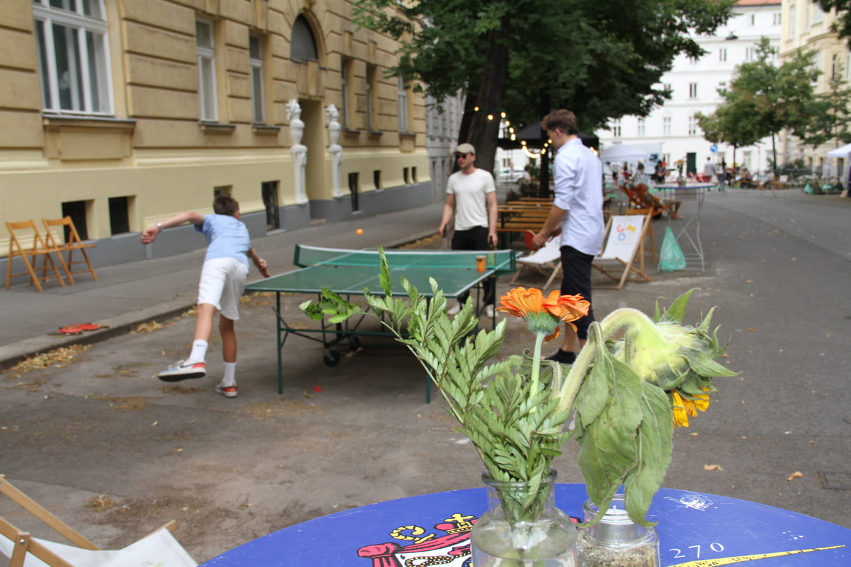 Tischtennis war sehr beliebt