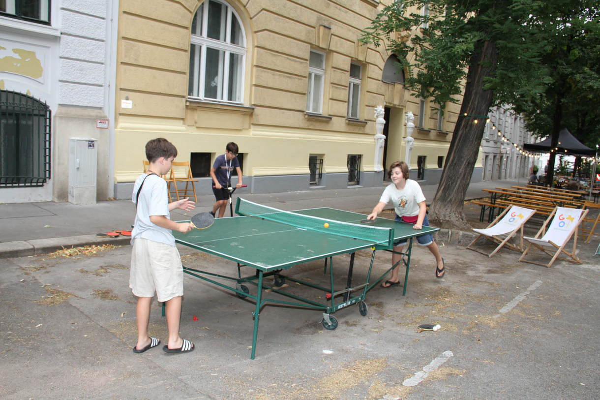 Tischtennis war sehr beliebt