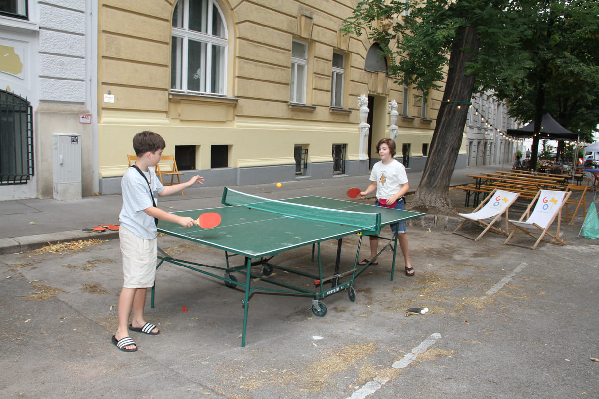 Tischtennis war sehr beliebt
