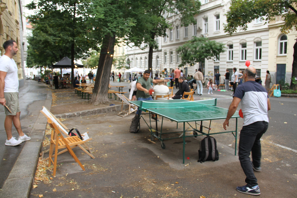 Tischtennis war sehr beliebt