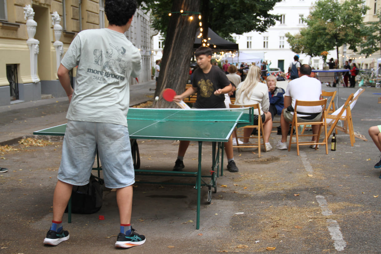 Tischtennis war sehr beliebt