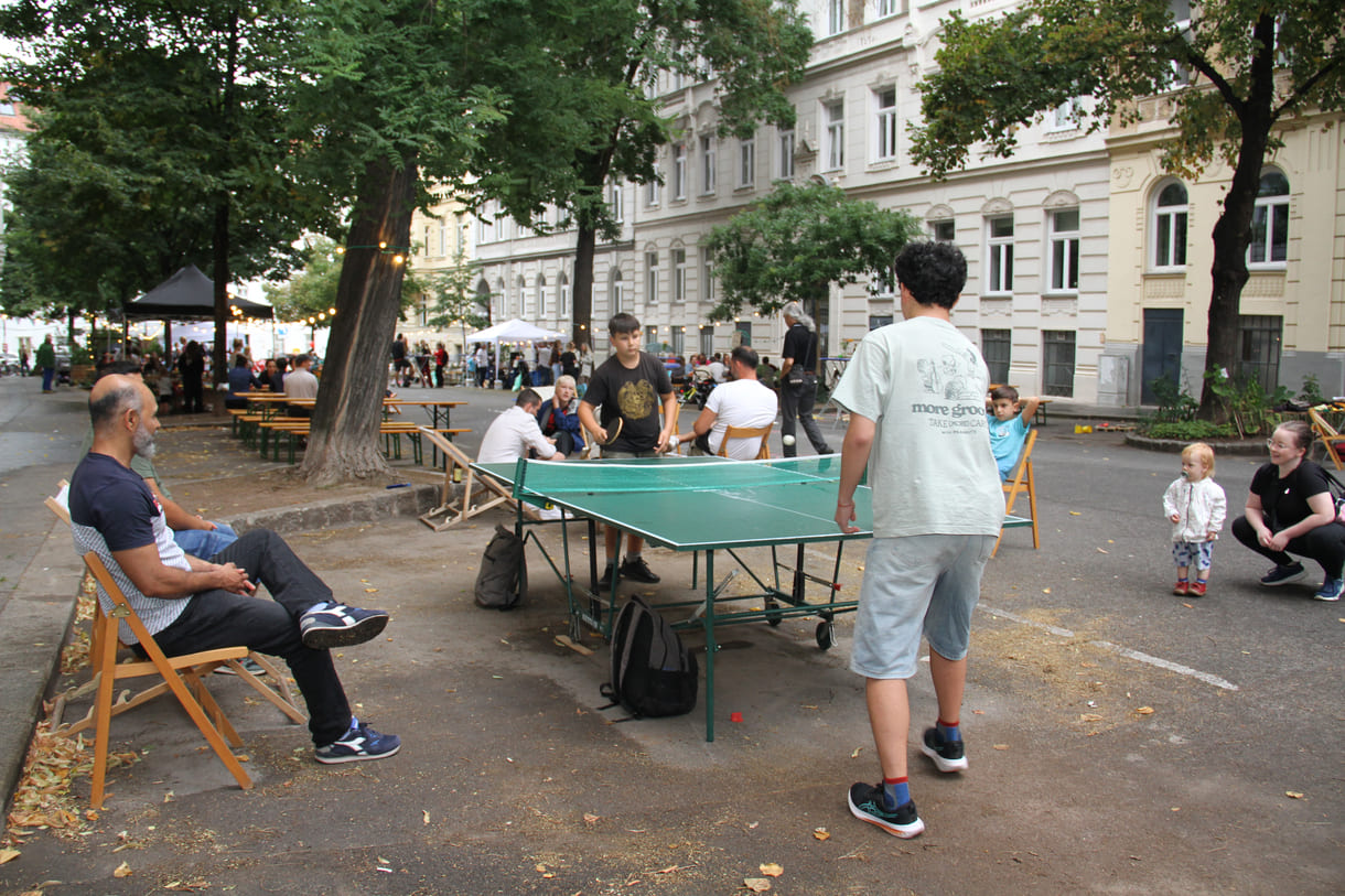 Tischtennis war sehr beliebt
