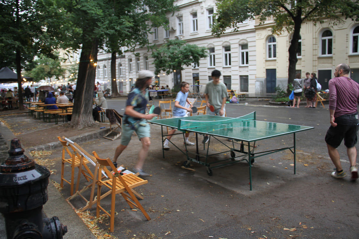 Tischtennis war sehr beliebt