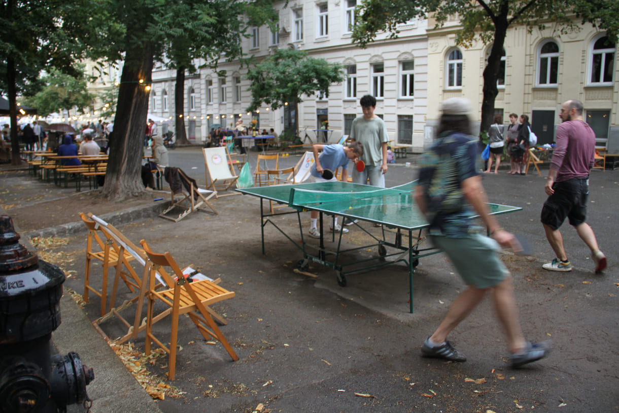 Tischtennis war sehr beliebt
