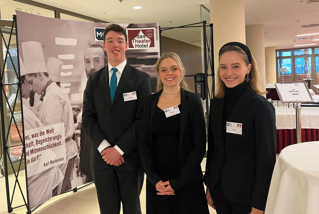 Benjamin Richter, Marlies Neuwirth und Viktoria Berger