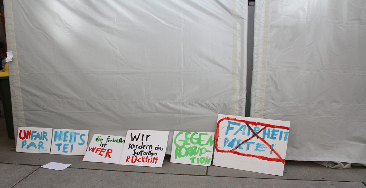 Wahlkampf-Plakate
