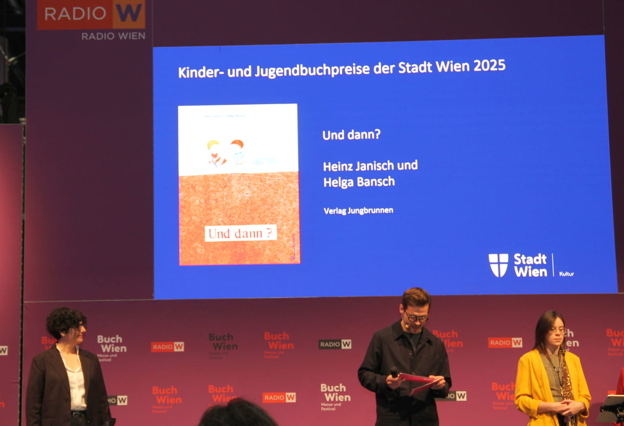 Preisverleihung an das Duo Heinz Janisch, Helga Bansch für 