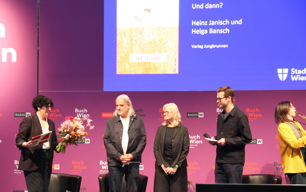 Preisverleihung an das Duo Heinz Janisch, Helga Bansch für 