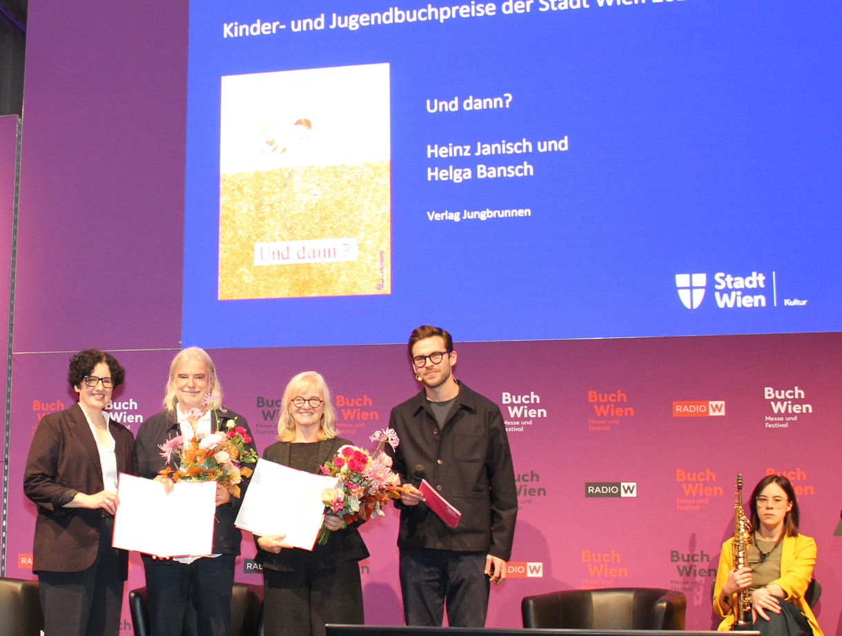 Preisverleihung an das Duo Heinz Janisch, Helga Bansch für 