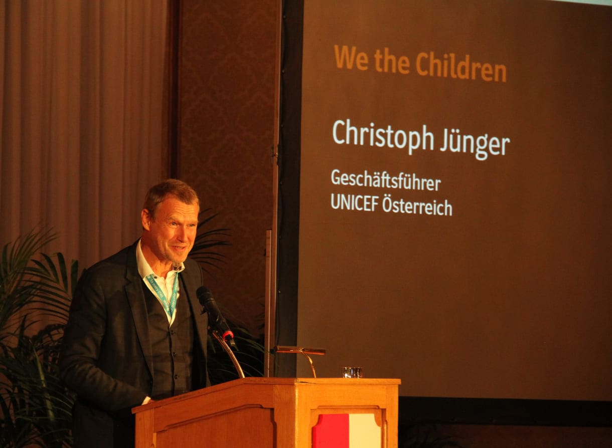 Über Kinder und ihre Rechte sprach Unicef-Österreich-Geschäftsführer Christoph Jünger