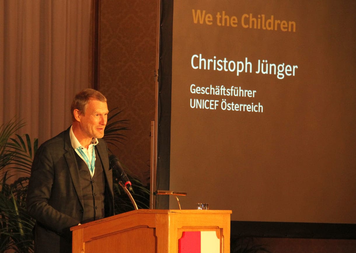 Über Kinder und ihre Rechte sprach Unicef-Österreich-Geschäftsführer Christoph Jünger