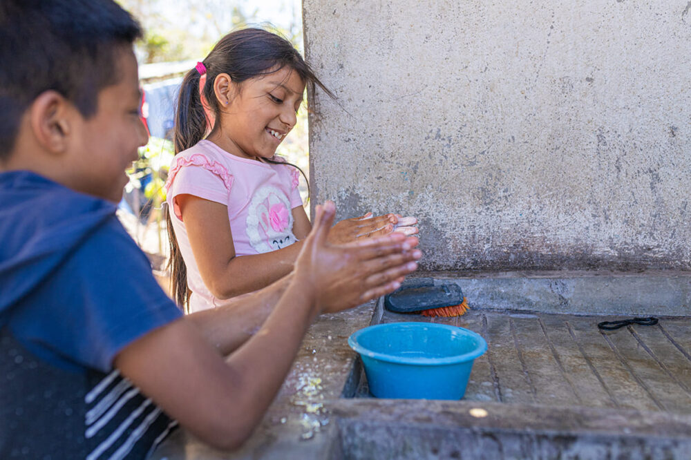 Sauberes (Trink-)Wasser ist eine der besten Gesundheitsvorsorgen - hier in Marta de Chavez (Guatemala)