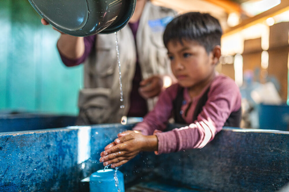 Sauberes (Trink-)Wasser ist eine der besten Gesundheitsvorsorgen - hier in Marta de Chavez (Guatemala)