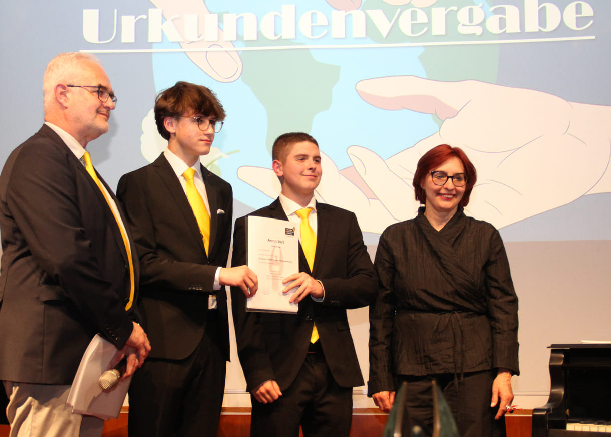 Urkunde für 