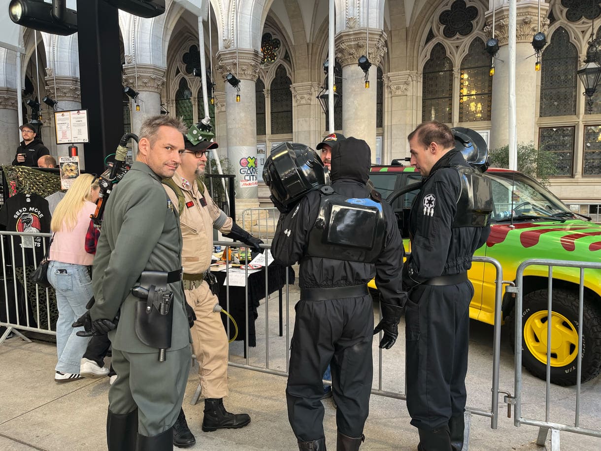 Game-City ist immer auch ein Tummelplatz für Verkleidungen