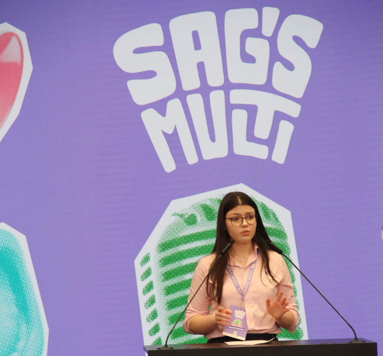 Vesna Tegeltija vom GRG 10, verwendete die Sprachen Serbisch und Deutsch