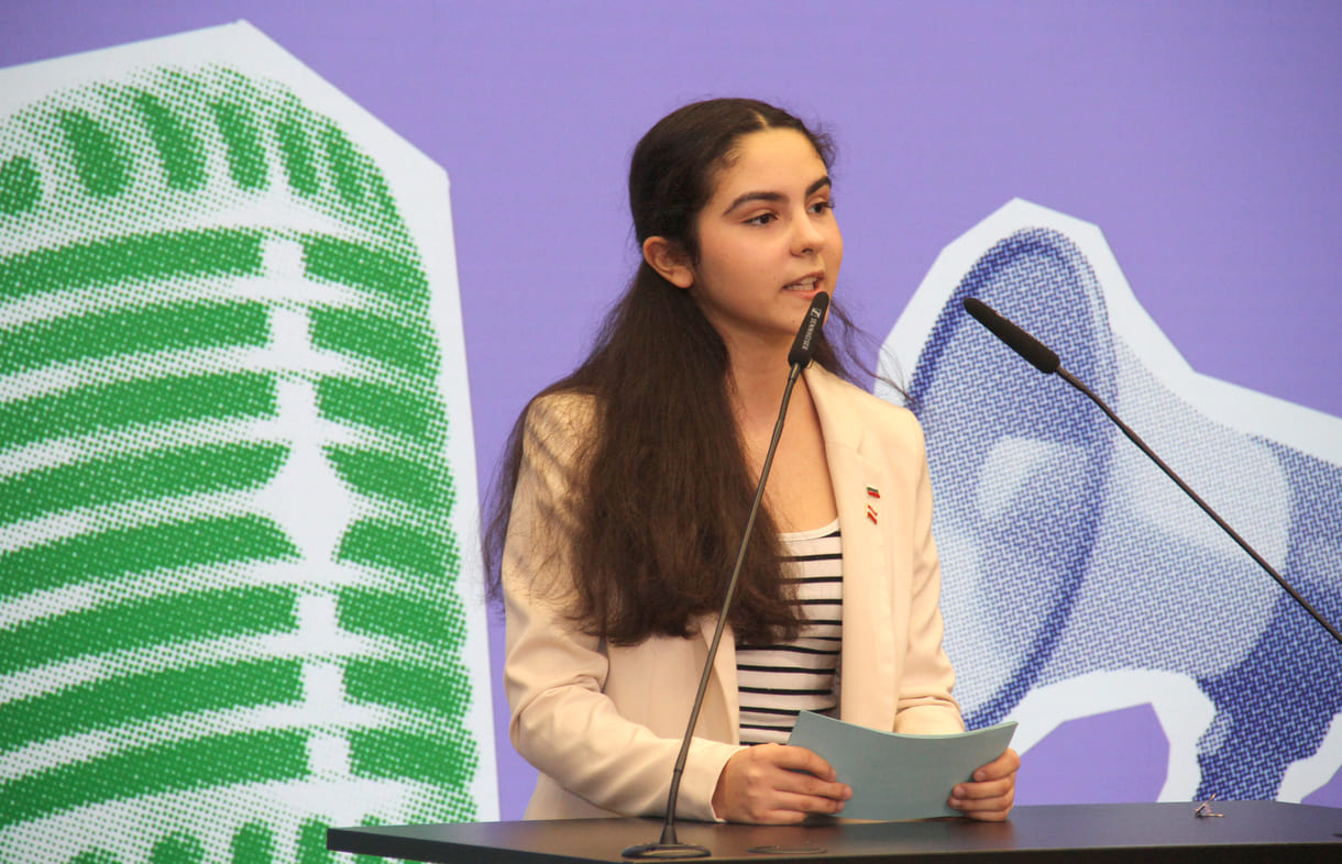 Viktoria Boucheva ()GRG 10) ließ Bulagrisch und Deutsch erklingen