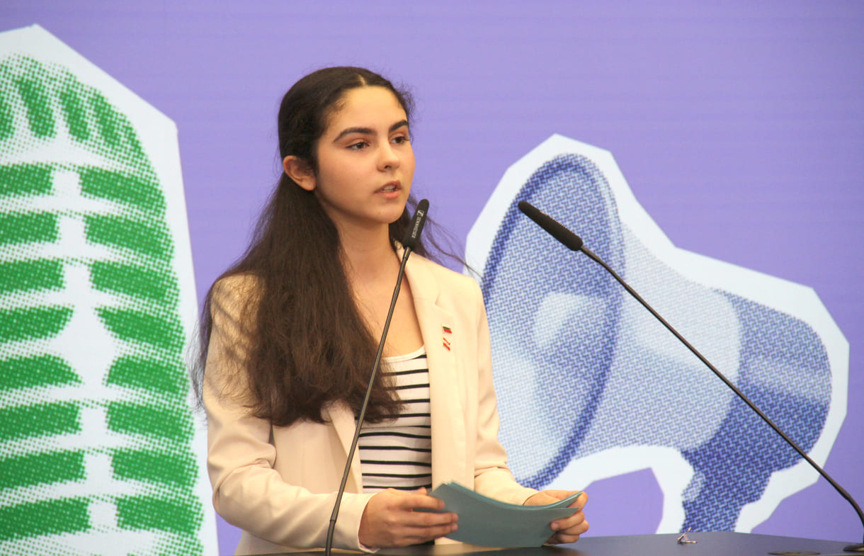 Viktoria Boucheva ()GRG 10) ließ Bulagrisch und Deutsch erklingen