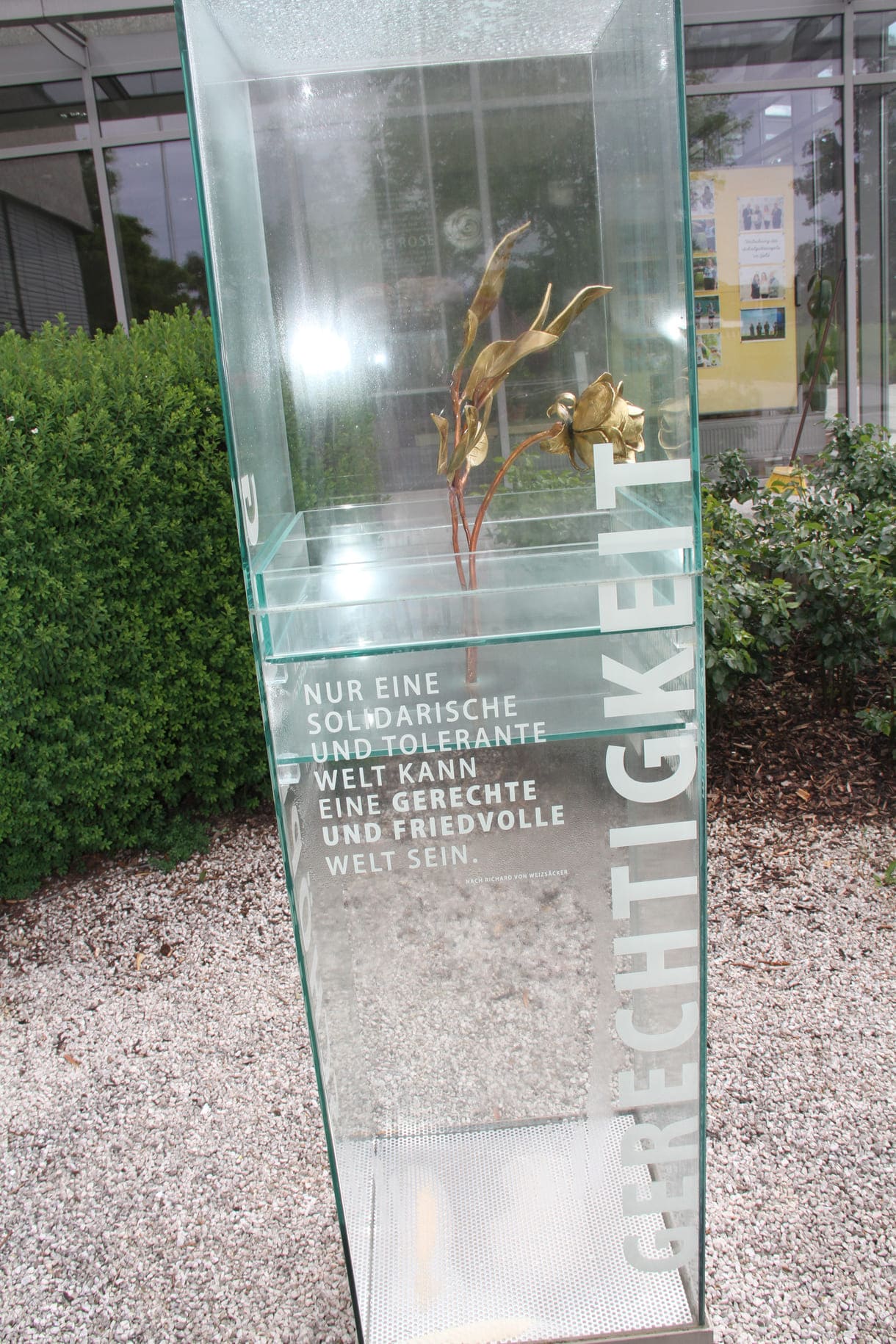 Vitrine rund um ein 