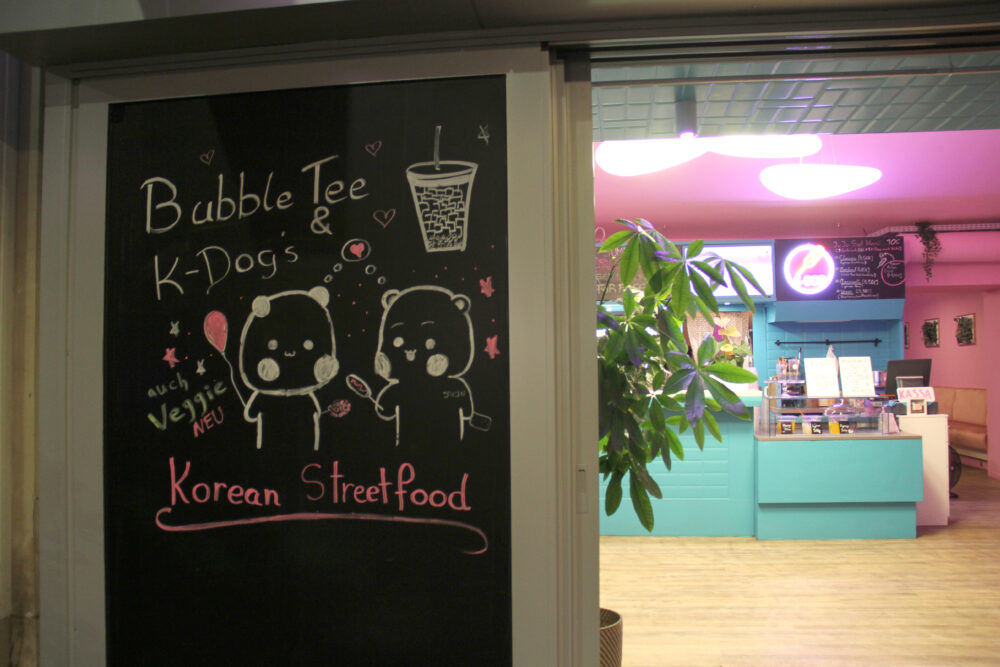 Koreanisches Streetfood-Lokal von außen