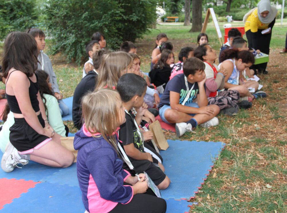 Kinderuni-Vorlesung im Hyblerpark (Wien-Simmering)