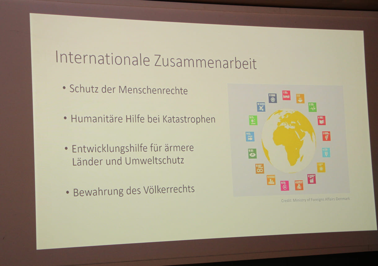 Folie, die Völkerrechtlerin Imrgard Marboe in der Lehrveranstaltung zu 80 Jahre UNO präsentierte