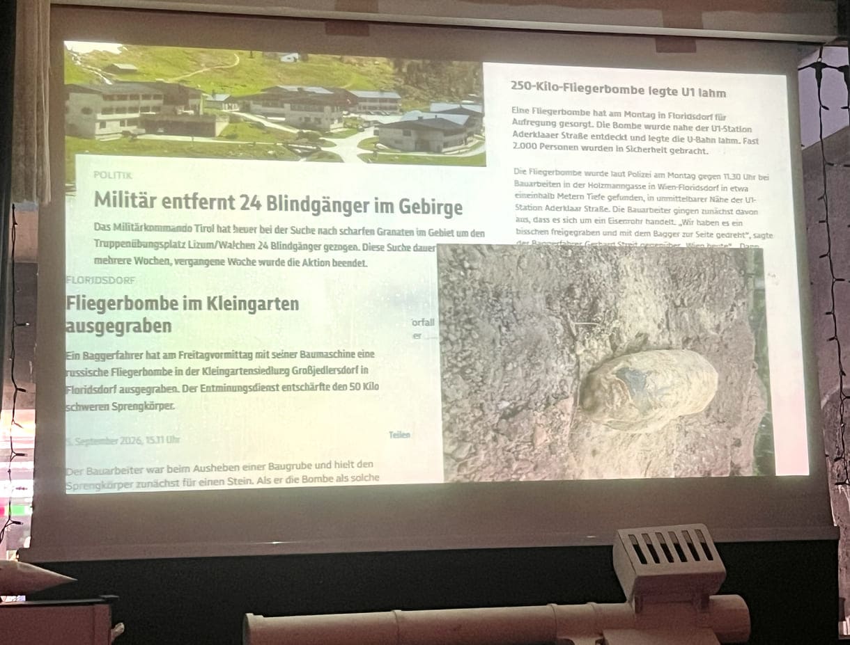 Überaus spannender Vortrag der Umwelthistorikerin Verena Winiwarter