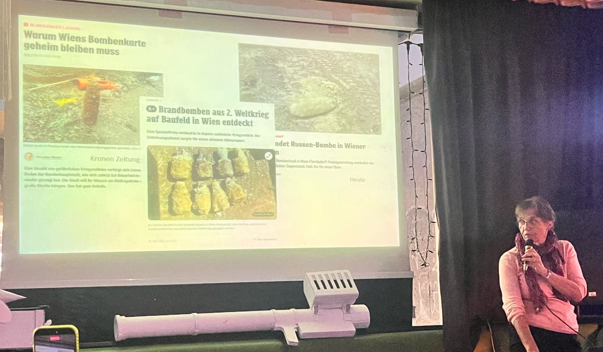 Überaus spannender Vortrag der Umwelthistorikerin Verena Winiwarter