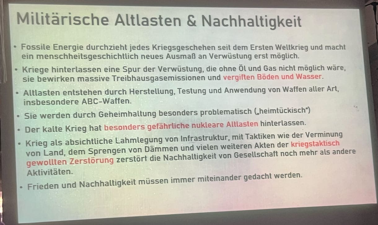 Überaus spannender Vortrag der Umwelthistorikerin Verena Winiwarter