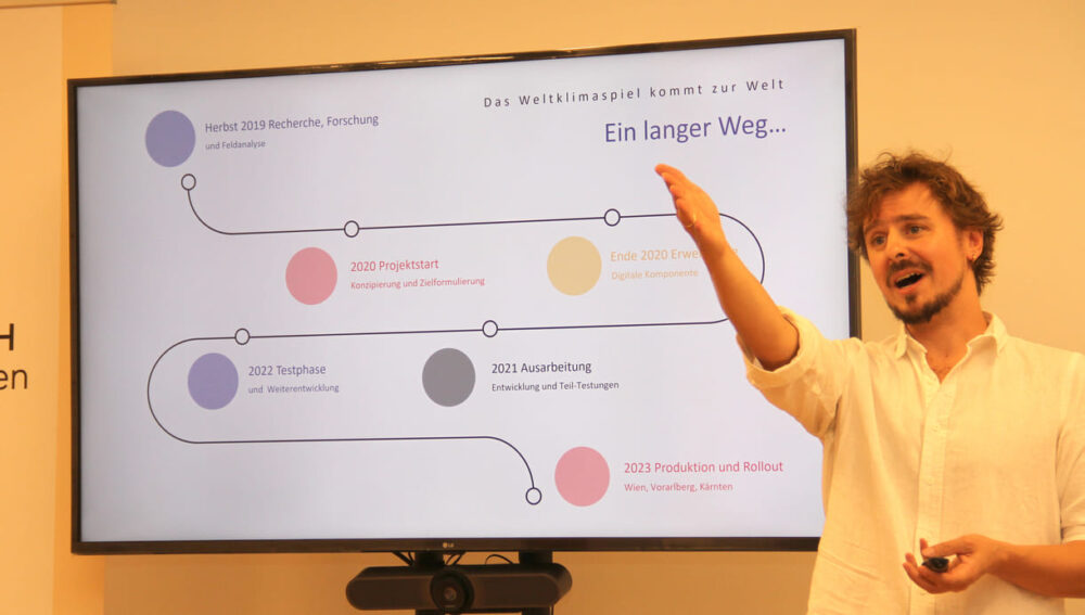 Matthias Mittelberger referierte über Bewgg- und Hintergründe des Weltklimaspiels