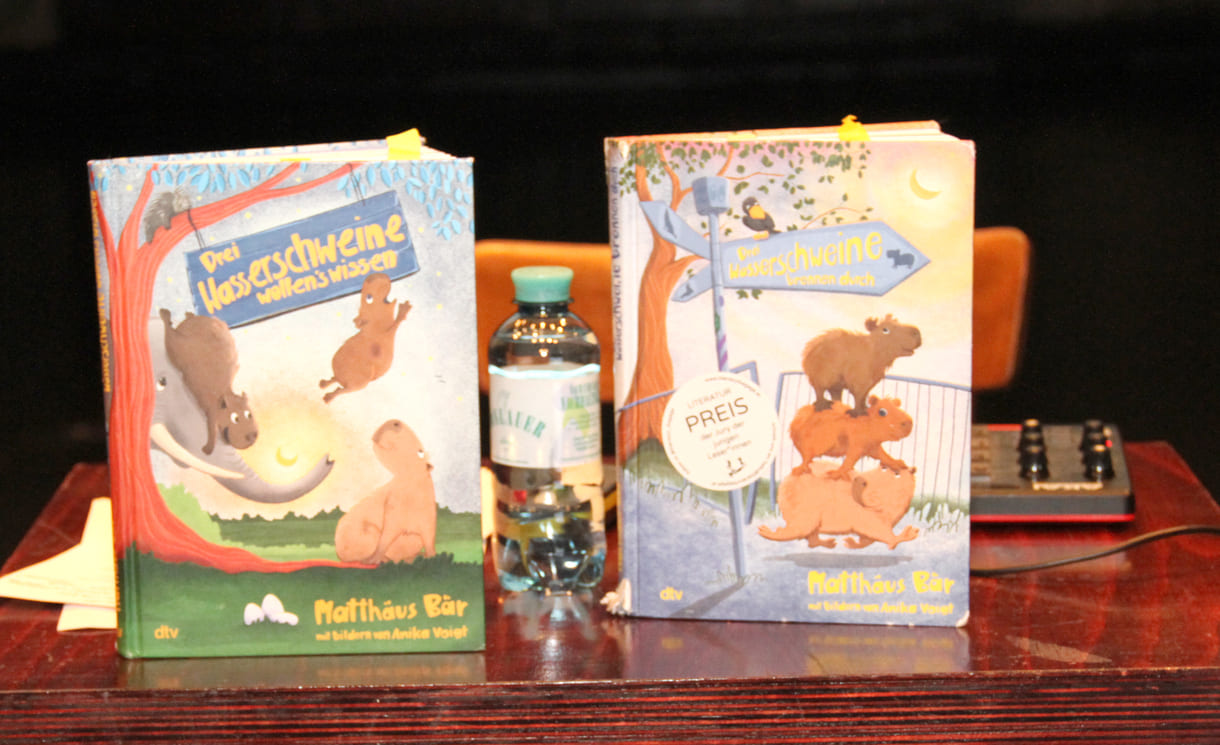 Die beiden bereits gedruckten Wasserschweinbücher