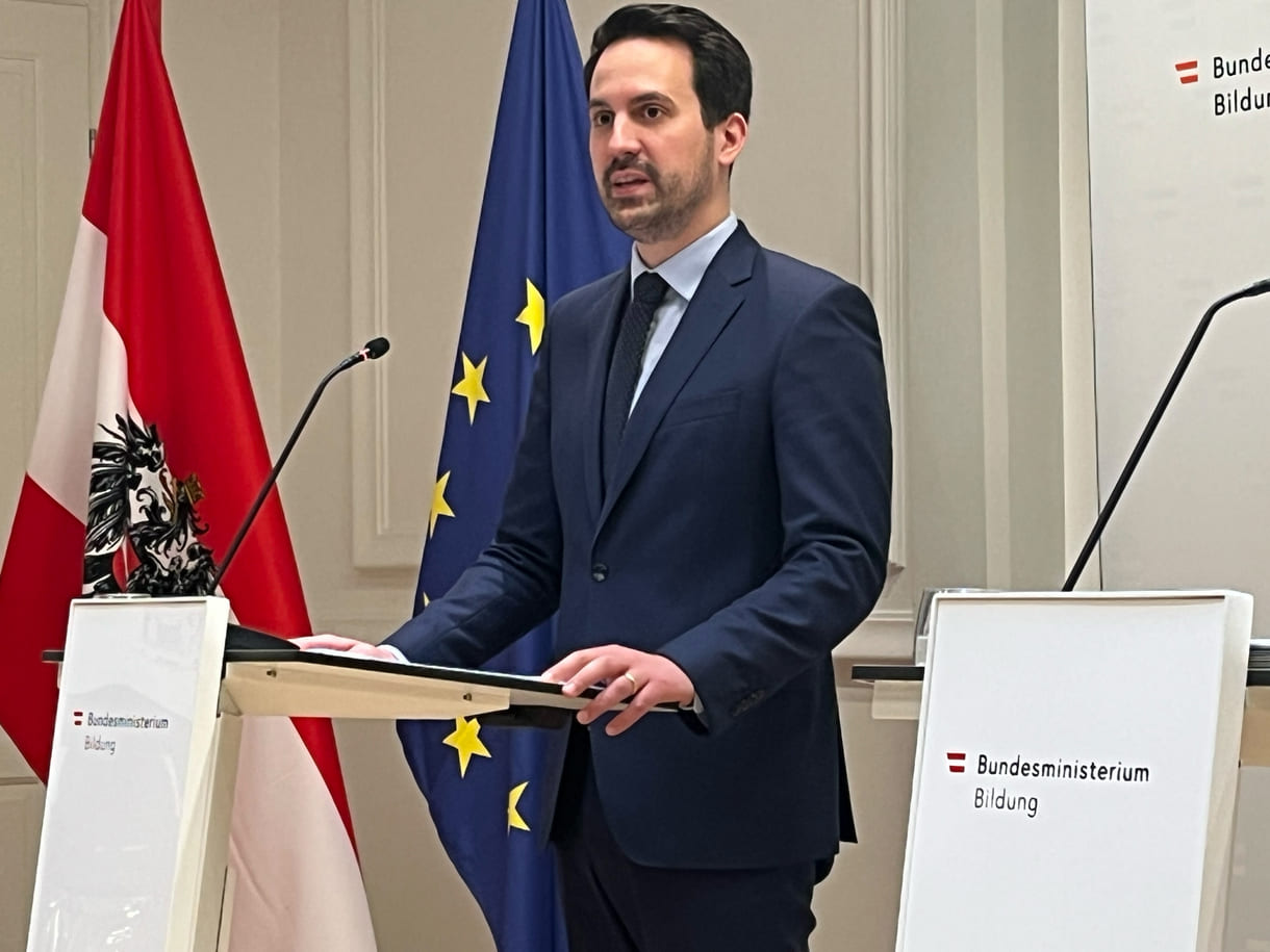 Bildungsminister Christoph Wiederkehr