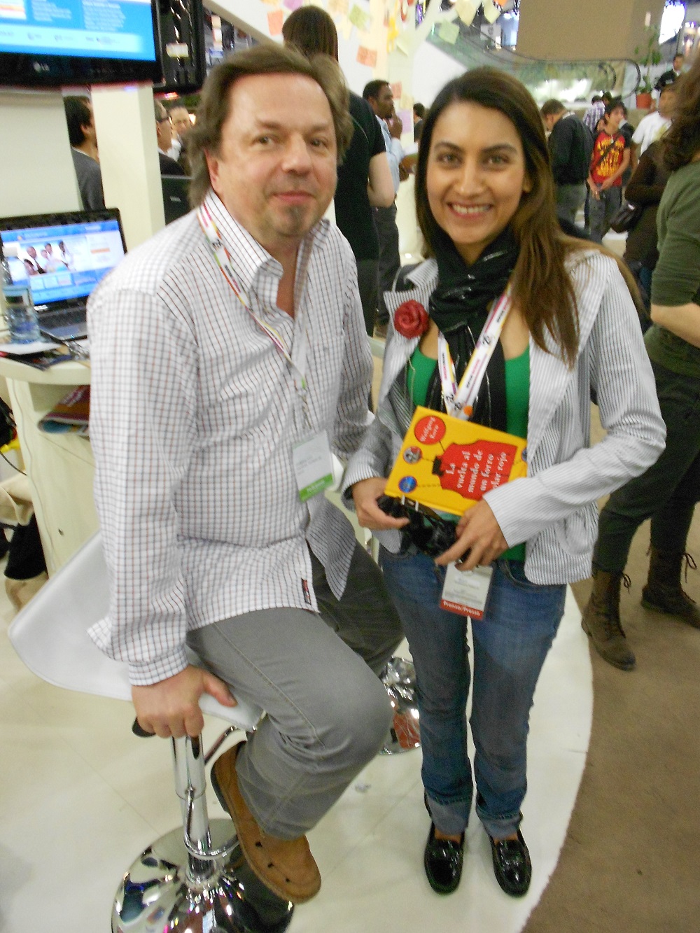 Der Autor bei der Buchmesse in Guadalajara (Mexiko)