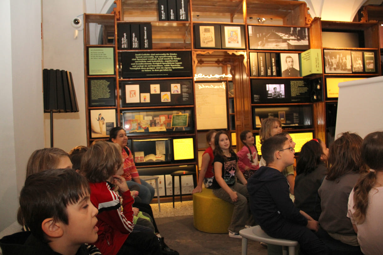Beginn des Workshops zum Sprachbasteln