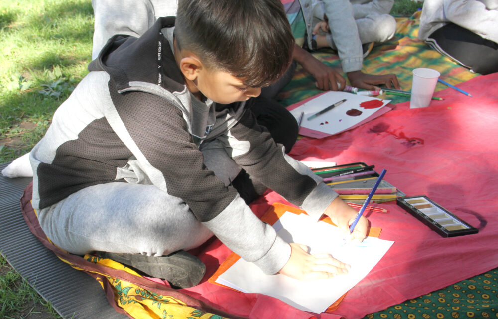 Kinder und Jugendliche zeichnen und malen - oft im Comic-Stil