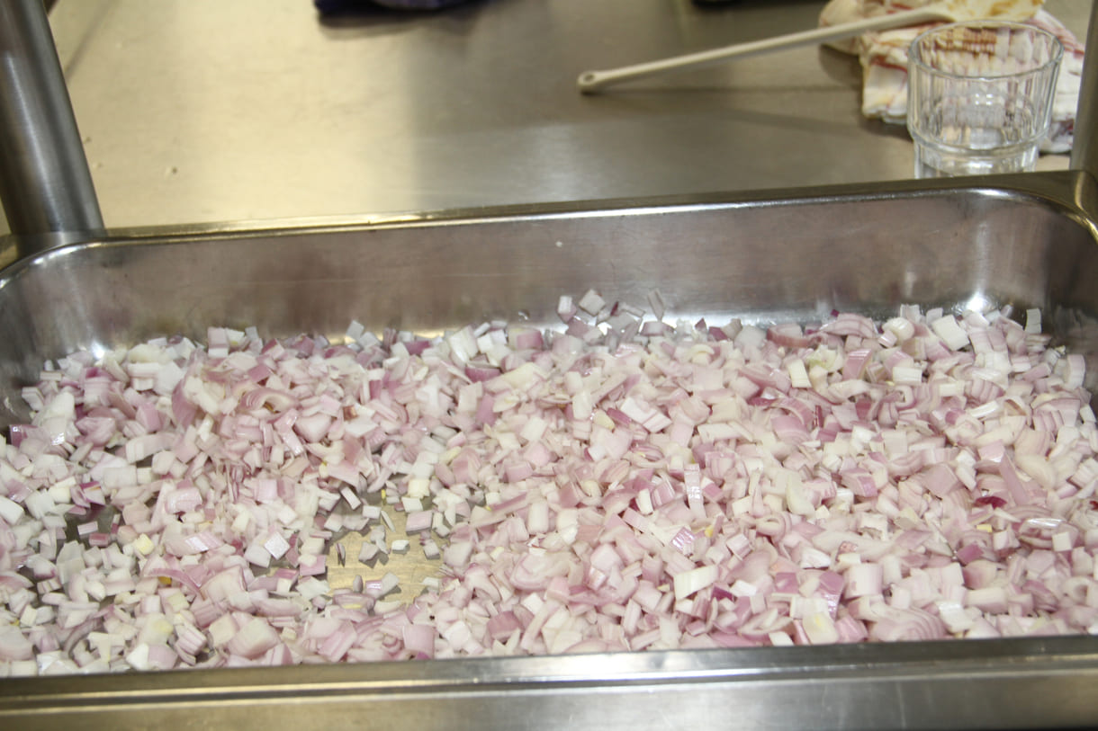 Geschnittene Zwiebel